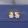 .28 CTW Diamond Rositas Earrings 14k Yellow Gold E902-YG