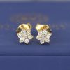 .28 CTW Diamond Rositas Earrings 14k Yellow Gold E902-YG