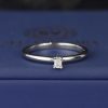 .08 Carat Diamond Engagement Ring 18K White Gold ER0266-WG