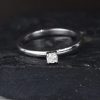 .08 Carat Diamond Engagement Ring 18K White Gold ER0343-3 WG