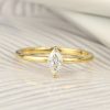 GIA .30 Carat Diamond Engagement Ring 18K Yellow Gold ER0380-YG