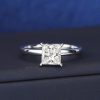 GIA 1.02 Carat Diamond Engagement Ring 18K White Gold ER0384-WG