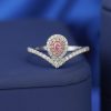 .45 CTW Diamond Engagement Ring 18K Twotone Gold ER0386-WRG