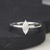 GIA .35 Carat Diamond Engagement Ring 18K White Gold ER0388-WG