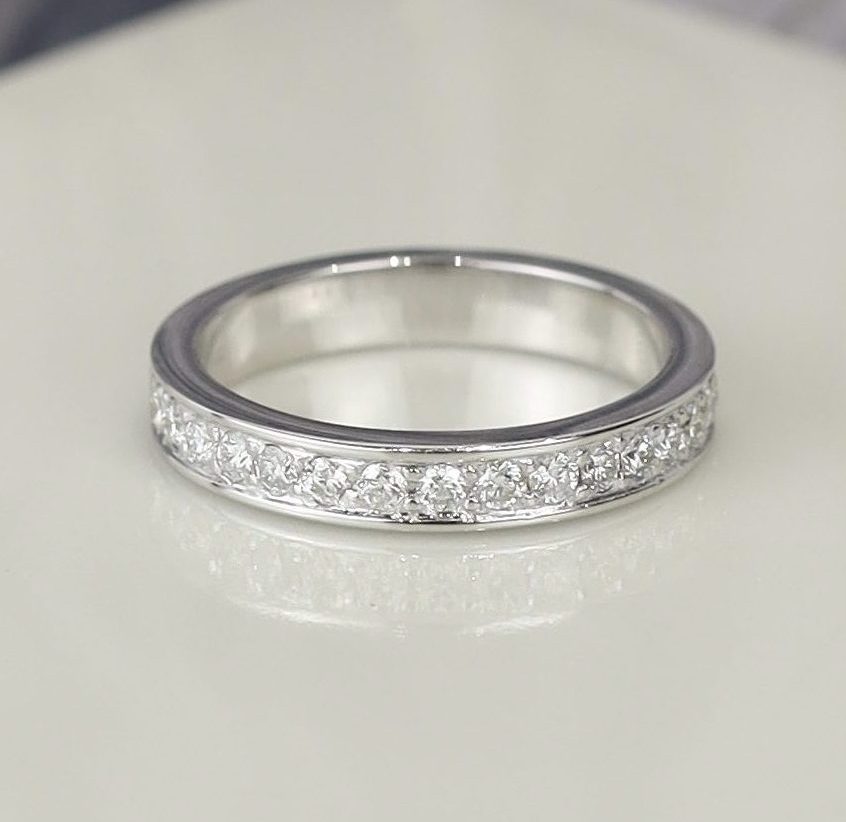 .32 CTW Diamond Half Eternity 14K White Gold HE296-4 WG