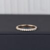 .36 CTW Diamond Half Eternity 18k Rose Gold HE429-RG