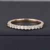 .36 CTW Diamond Half Eternity 18k Rose Gold HE429-RG