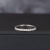 .36 CTW Diamond Half Eternity 18k White Gold HE429-WG