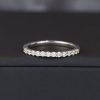 .36 CTW Diamond Half Eternity 18k White Gold HE429-WG