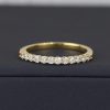 .36 CTW Diamond Half Eternity 18k Yellow Gold HE429-YG