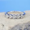 .189 CTW Diamond Half Eternity 14K White Gold HE431-WG