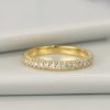 .30 CTW Diamond Half Eternity Ring 14K Yellow Gold HE433-YG