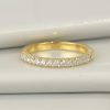 .15 CTW Diamond Half Eternity Ring 14K Yellow Gold HE434-YG