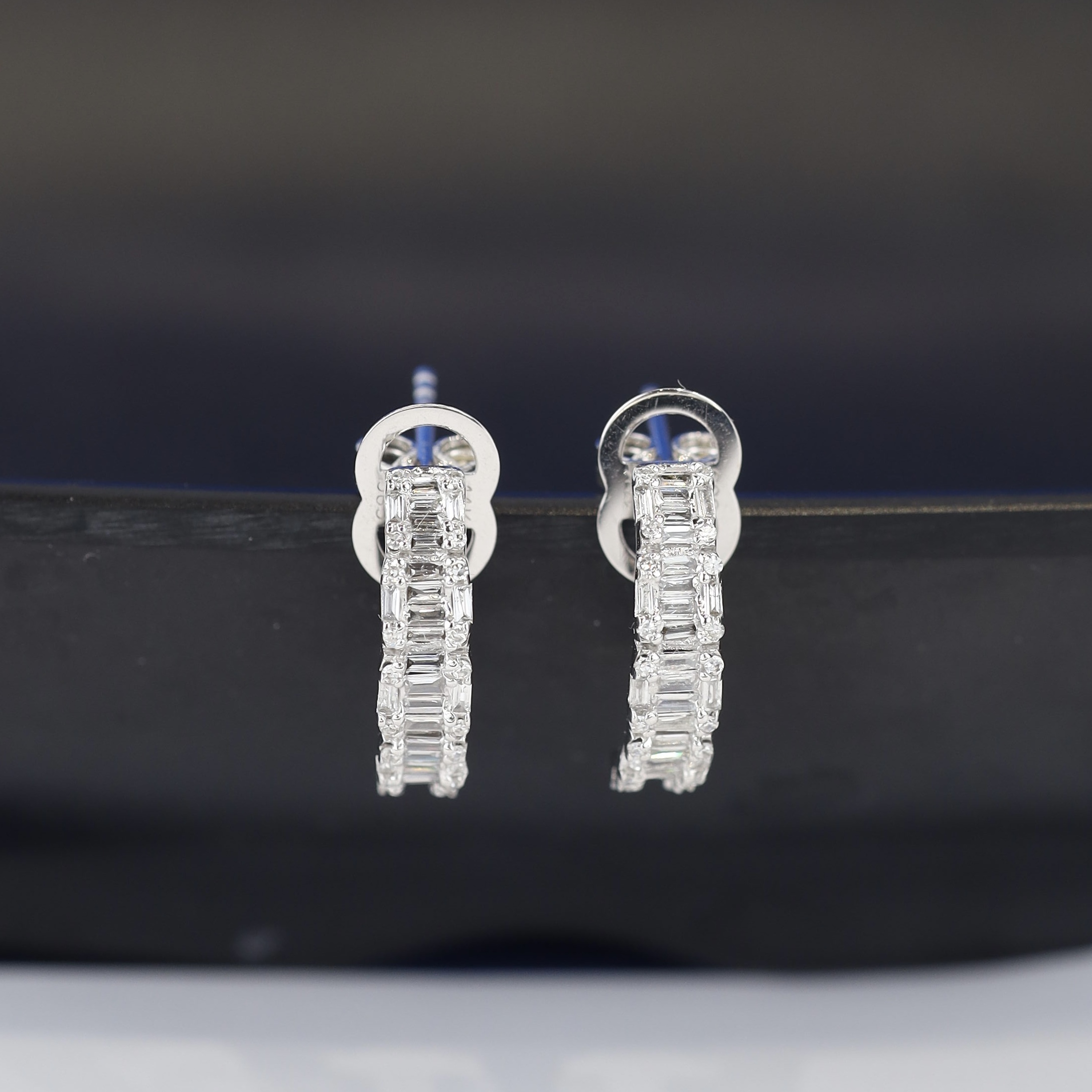 .441 CTW Diamond Earrings 14K White Gold JS244E-WG