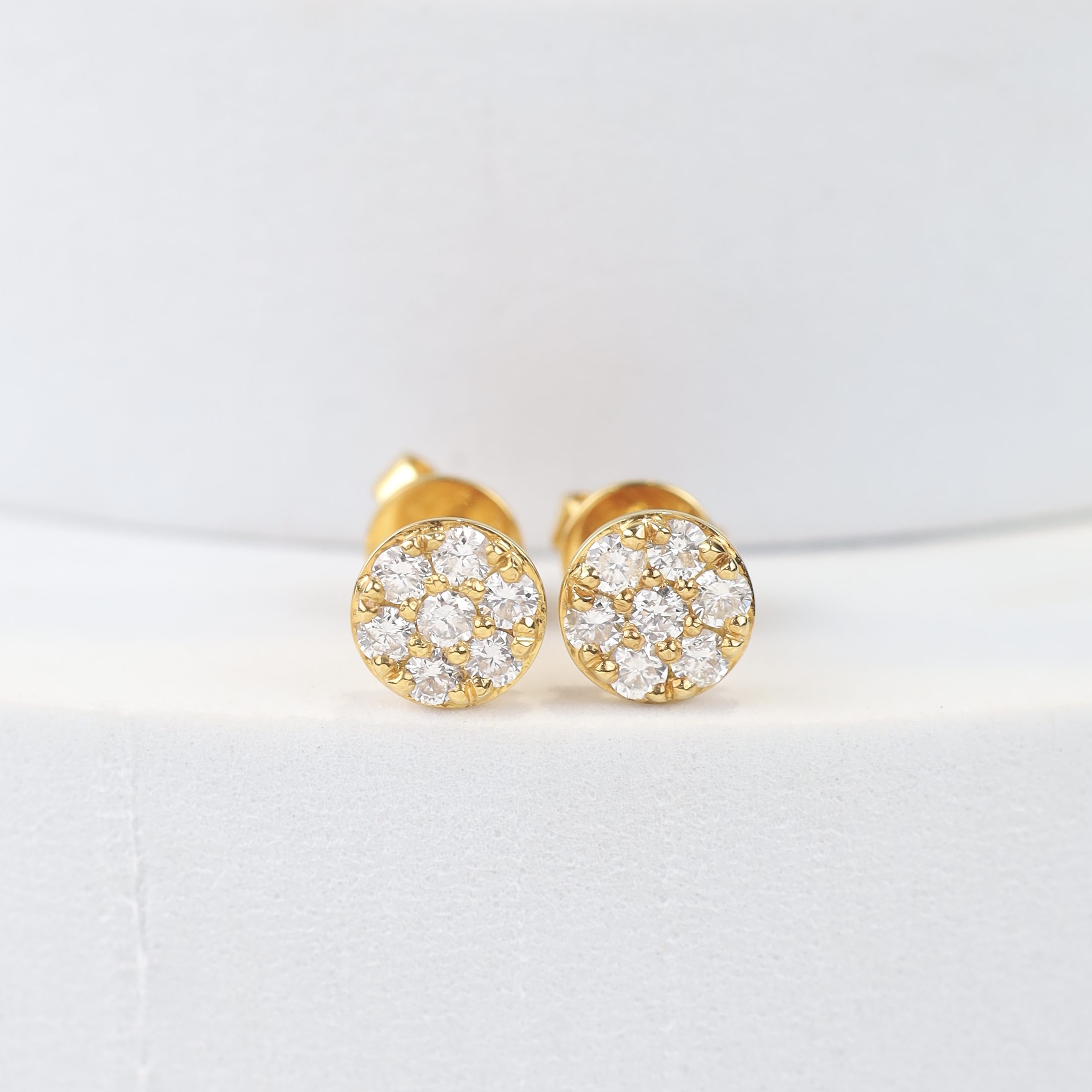 .7 CTW Diamond Earrings 14K Yellow Gold JS248E-YG