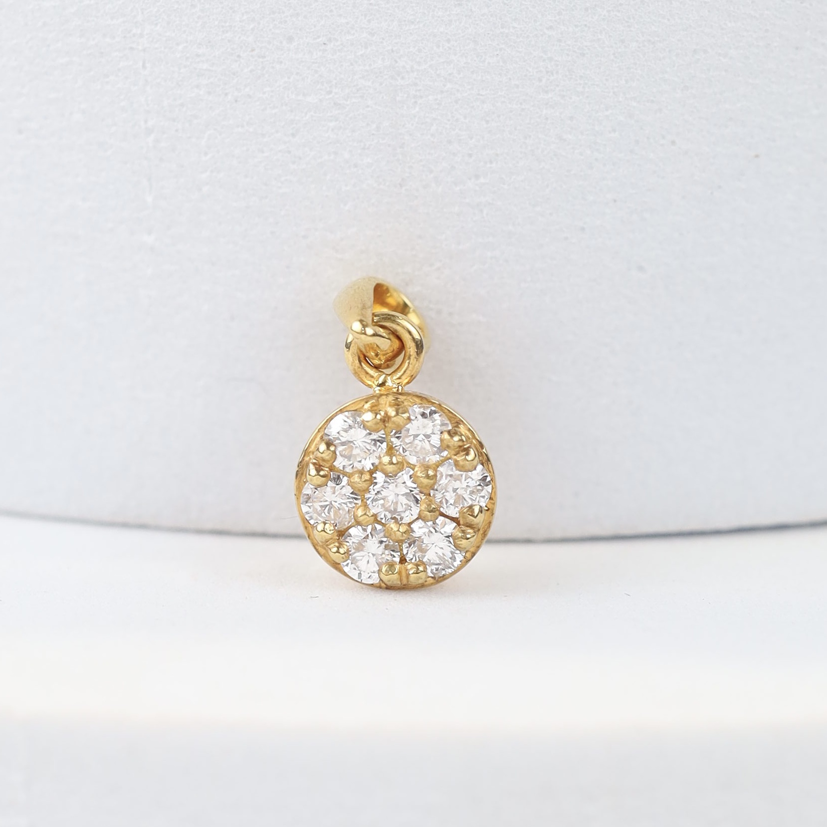 .35 CTW Diamond Pendant 14K Yellow Gold JS248P-YG