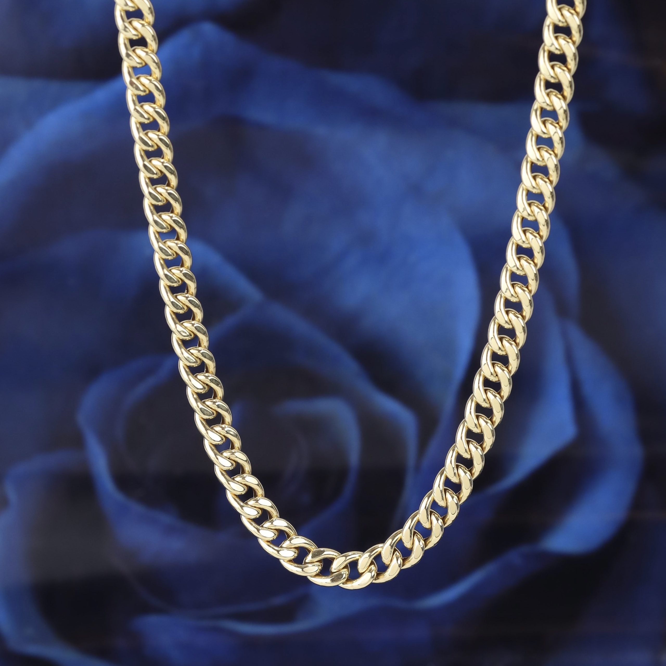 18K Yellow Gold Necklace MN42-1