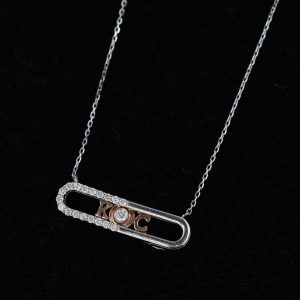 .23 CTW Diamond Necklace 18k Twotone Gold N290