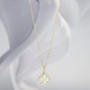 .839 CTW Diamond Necklace 14K Yellow Gold N379-YG