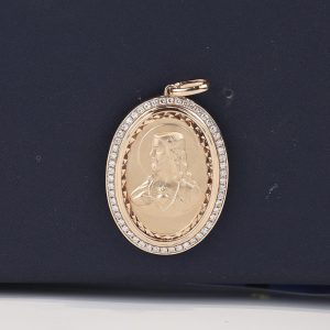 .287 CTW Diamond Pendant 14K Rose Gold PN147-RG