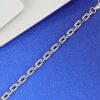 14K White Gold Linked Chain Bracelet B240-WG