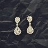 1.54 CTW Diamond Dangling Earrings 18K Yellow Gold E0183-YG