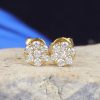 .70 CTW Diamond Stud Earrings 14K Yellow Gold E0184-YG