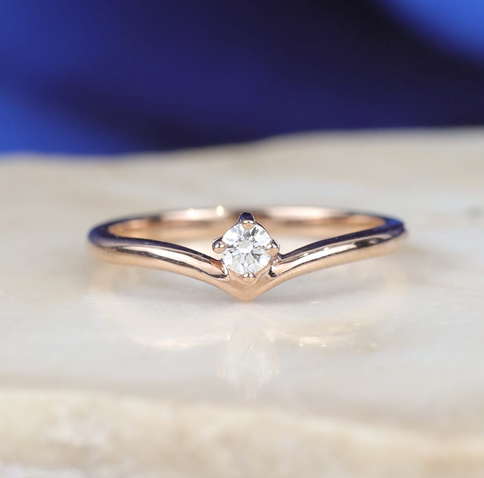 .10 Carat Diamond Engagement Ring 18K Rose Gold ER0373-1 RG