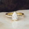 GIA 1.10 Carat w/.14 CTW Diamond Engagement Ring 18K ER0425-YG