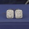 .613 CTW Diamond Stud Earrings 14K White Gold JS251E-WG