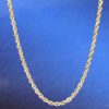 18K Yellow Gold Necklace MN45-5