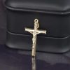 18K Yellow Gold Cross Pendant MP03-2