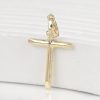 18K Yellow Gold Cross Pendant MP20