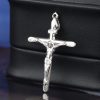 18K White Gold Cross Pendant MP21