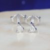 .15 CTW Diamond Stud Earrings 18K White Gold E0132-WG