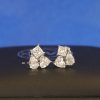 .20 CTW Diamond Stud Earrings 18K White. Gold E0196-WG