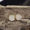 .56 CTW Diamond Stud Earrings 14K Yellow Gold E0200-2 YG