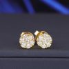 .56 CTW Diamond Stud Earrings 14K Yellow Gold E0200-YG