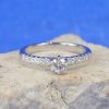 .44 CTW Diamond Engagement Ring 18K White Gold ER0403-WG