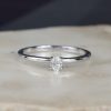 .12 Carat Diamond Engagement Ring 18K White Gold ER083-1-WG