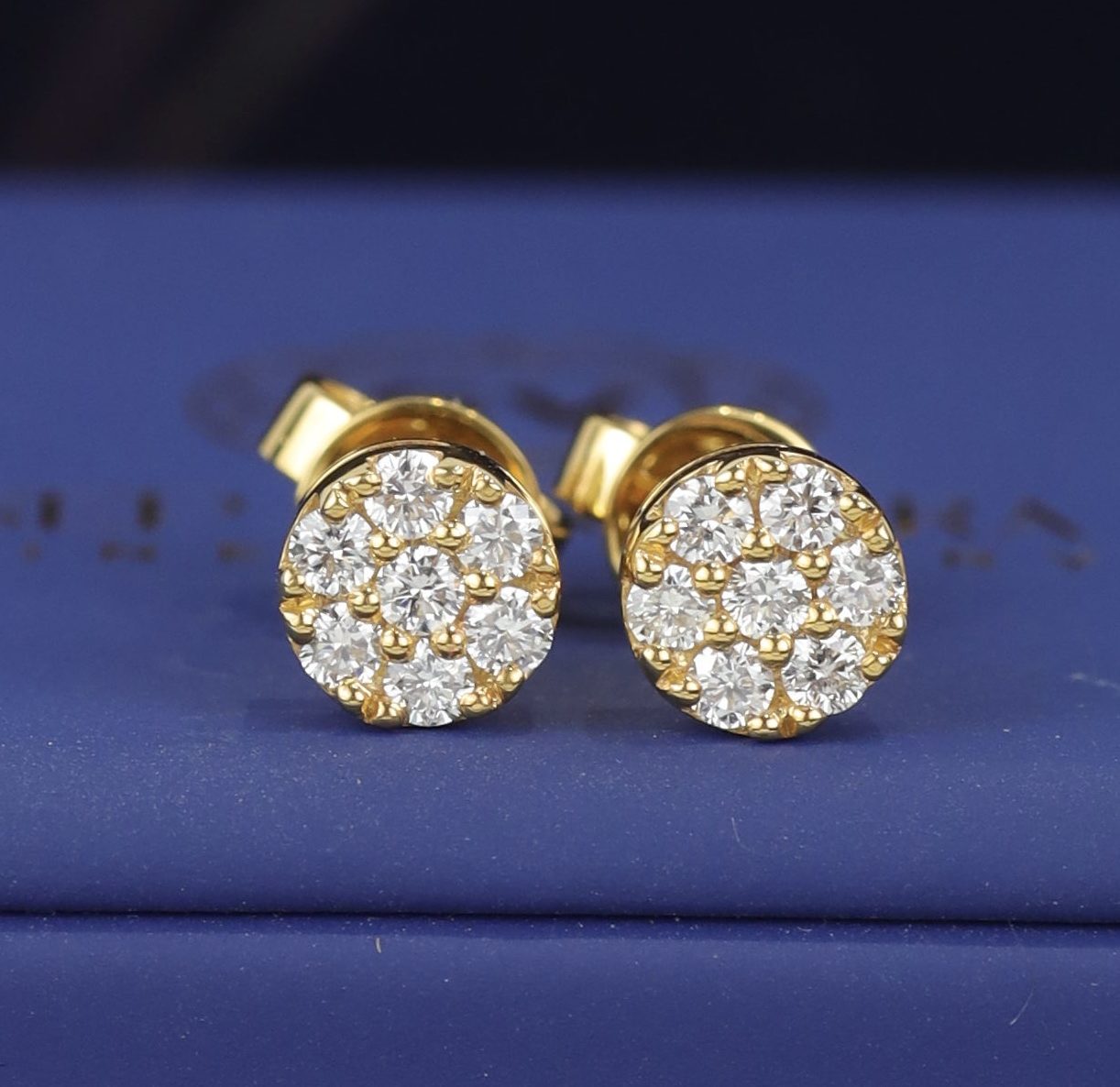 .49 CTW Diamond Earrings 14K Yellow Gold JS247E-YG