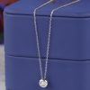 .027 Carat Diamond Necklace 18K White Gold JS49N-2 WG