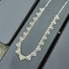 2.64 CTW Diamond Necklace 14K White Gold N400-WG