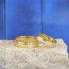 .21 CTW Diamond Wedding Rings 18K Yellow Gold WR366-1 YG