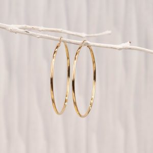 Hoop Earrings 18k Yellow Gold E920