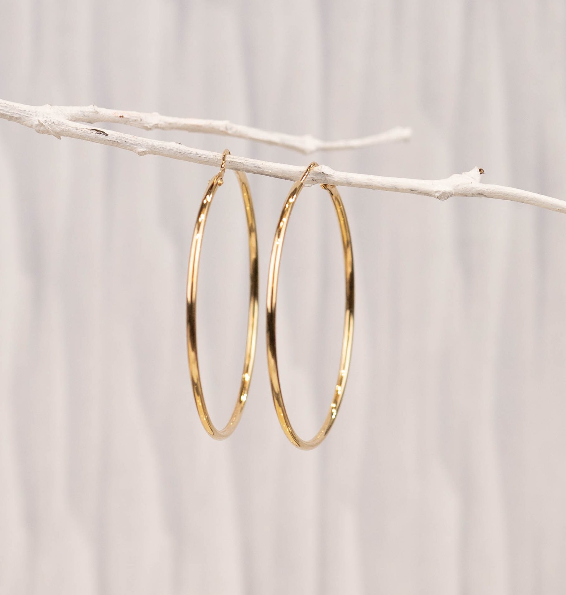 Hoop Earrings 18k Yellow Gold E920