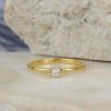 .08 Carat Diamond Engagement Ring 18K Yellow Gold ER0349-1 YG