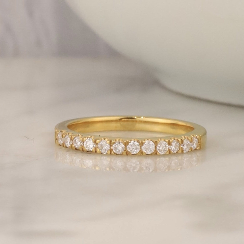 .24 CTW Diamond Half Eternity 18K Yellow Gold HE421-2 YG