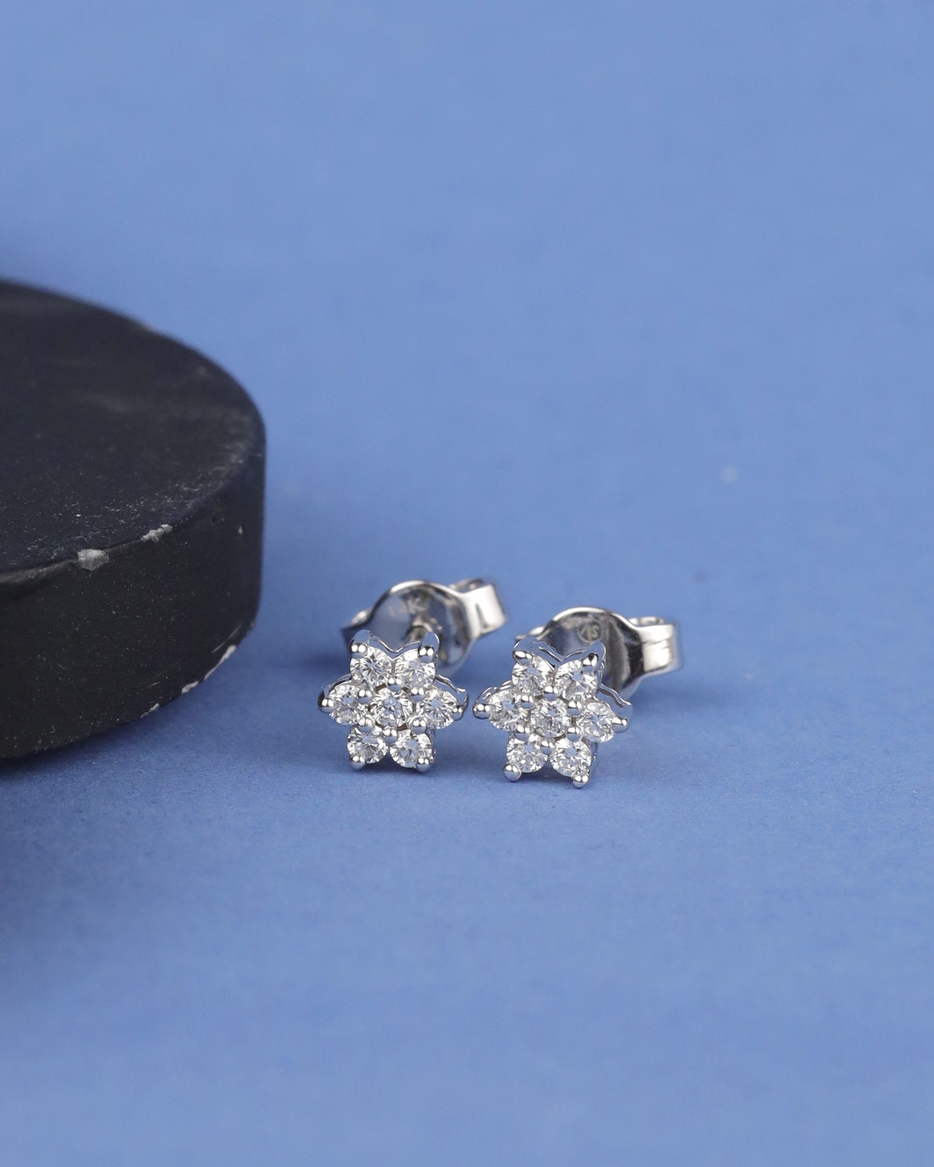 .28 CTW Diamond Rositas Earrings 14K White Gold E902-6 WG