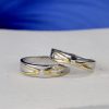 .05 CTW Diamond Wedding Rings 14K Two Tone Gold WR06